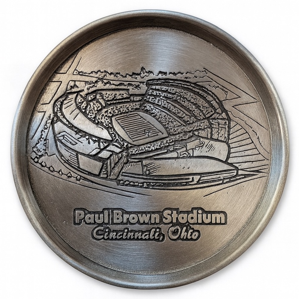 Cincinnati Bengals Metal Coaster Set